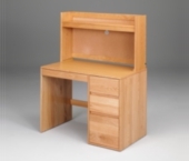 3 Drawer Desk with Bookcase